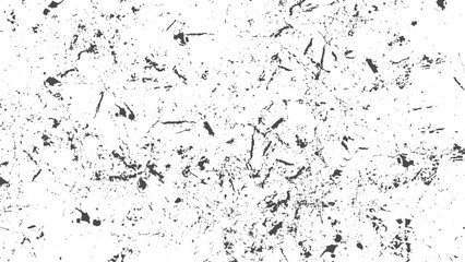 Black and white ink splatter texture abstract grunge spray distressed vector design. Grunge texture overlay abstract ink splash drop black and white dirty background. 