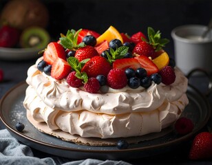 Pavlova, ein Traum von Dessert