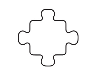 Fototapeta premium Professional jigsaw tool icon elegant stylish vector artwork