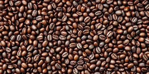 Intricate geometric pattern formed by roasted coffee beans,  espresso,  aroma