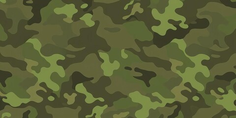 Fototapeta premium Abstract digital camouflage pattern in muted greens, browns, and grays, tones, gray