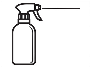 Industrial lubricant spray tool icon stylish minimal vector design