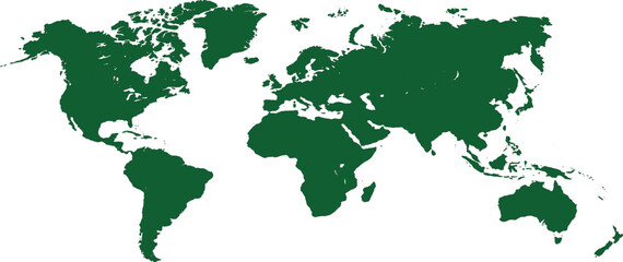 Fototapeta premium Professional World Map Vector for Commercial Use