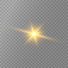 Lens Flare, light glow effect. sun or realistic shining star with backlight effect.
bokeh glitter and sparkles or sparkles on transparent background.
