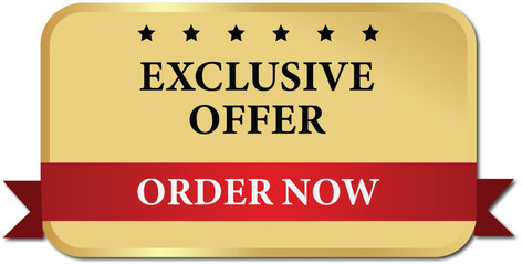 badge,exclusive,offer modern gradient vector illustrationfor limited time deal design vector graphic for marketing campaign