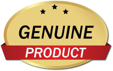 badge,genuine,product modern flat vector illustration for authentic certification design vector graphic for brand trust