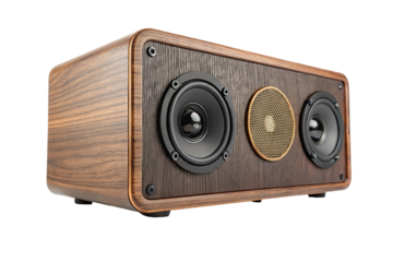Premium wooden design speaker with superior audio quality for home entertainment systems