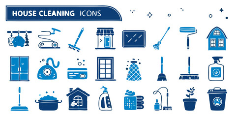set of cleaning equipment