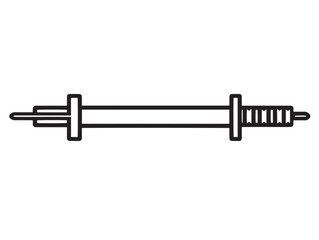 Functional Rebar Locator Icon in Modern Minimal Clean Vector Illustration Design