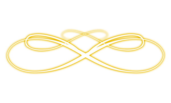 Elegant golden flourish design on black background