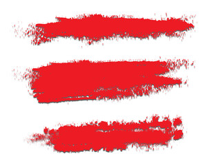 Red grunge brush strokes on black background