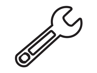 Professional Socket Wrench Icon in Minimal Clean Vector Artwork