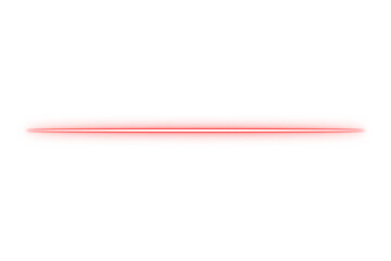 Neon red glowing horizontal line