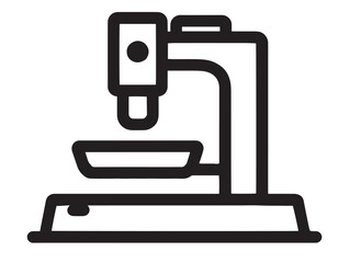 Sleek Surface Roughness Tester Icon in Stylish Elegant Modern Vector Artwork