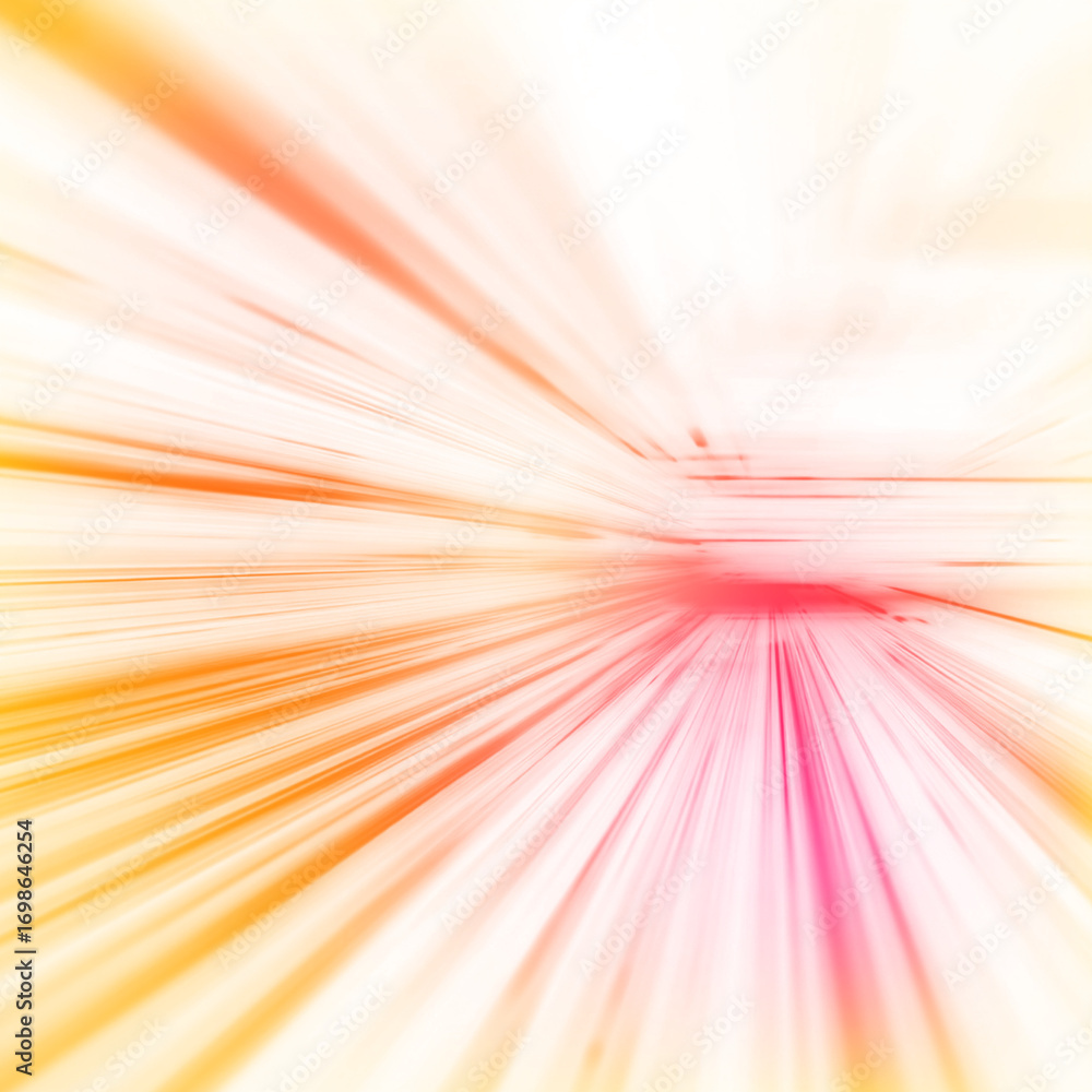 Wall mural abstract light lines of movement and speed in neon color. electric technology in futuristic style ne
