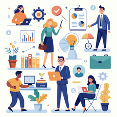 business people icons