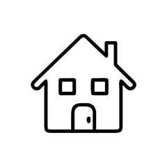 home icon on white background