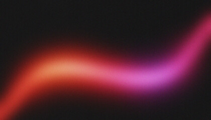 Blurred Light Beam with Grainy Texture Orange, Pink, and Purple Gradient