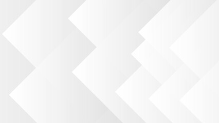 Minimal abstract geometric background featuring layered translucent white and light gray diagonal shapes. Smooth gradients blending seamlessly into a clean, modern composition.