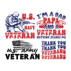 Military Appreciation Veteran Day T-Shirt Design Set, veteran day svg, veteran day graphic tee, veteran day t-shirt svg, patriotic veteran svg, military appreciation svg