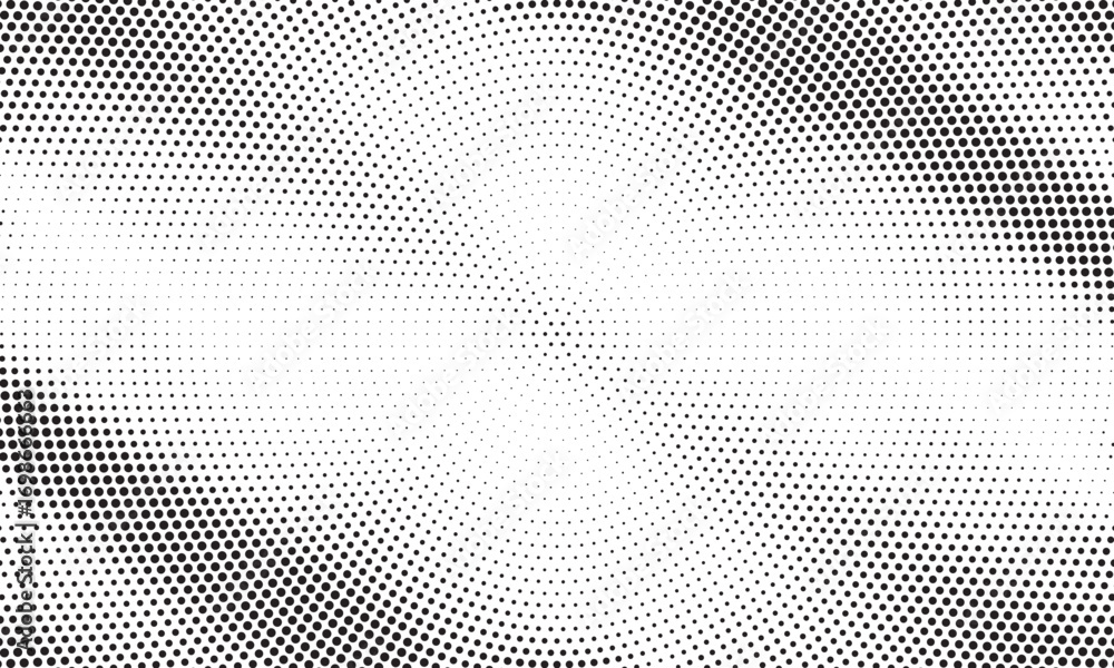 Poster halftone background vector, abstract backdrop design with two tone pattern and copy space for edit y