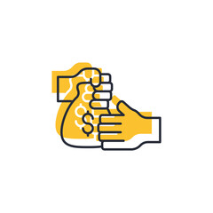 corruption icon. corruption Symbol sign for mobile concept and web design. Vector icon, Logo illustration, Vector graphics