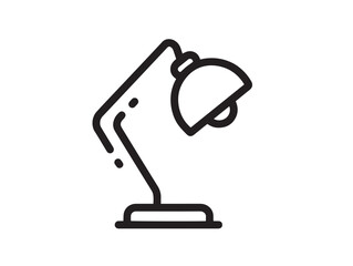 Durable Work Light Icon in Professional Minimal Vector Line Illustration Style