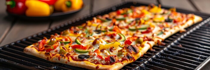 Satisfy your craving for pizza and veggies with this grilled masterpiece.