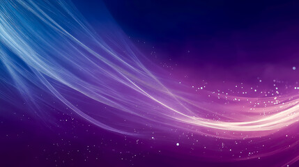 近未来的な紫の光の曲線デザイン