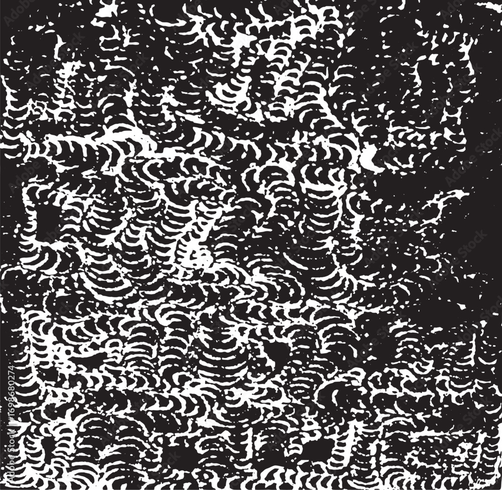 Poster rough black and white texture vector. distressed overlay texture. grunge background. abstract textur
