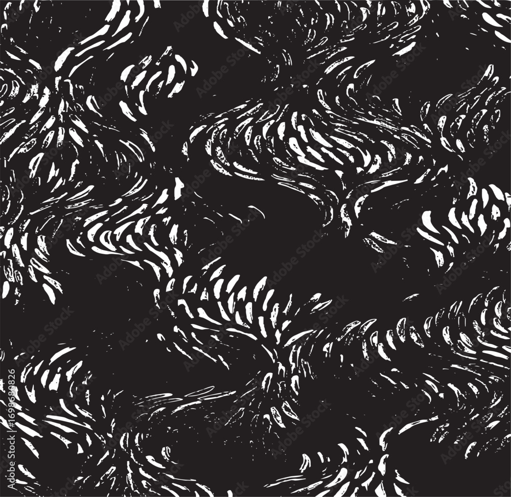 Poster rough black and white texture vector. distressed overlay texture. grunge background. abstract textur