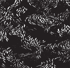 Rough black and white texture vector. Distressed overlay texture. Grunge background. Abstract textured effect. Vector Illustration. Black isolated on white background. EPS10