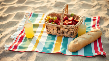 picnic on the beach