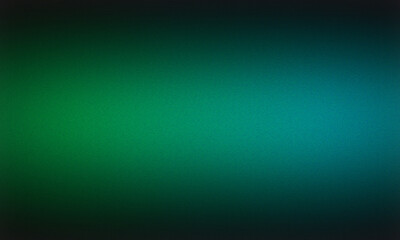 Abstract green and blue gradient with textured noise effect