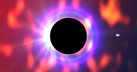 Planet sunrise, lunar eclipse solar eclipse concept sunrays shining bg. Mars jupiter other planet sun movement animation. Statelite space view of rising star. Astronomy ethereal cosmic bg. Outer space