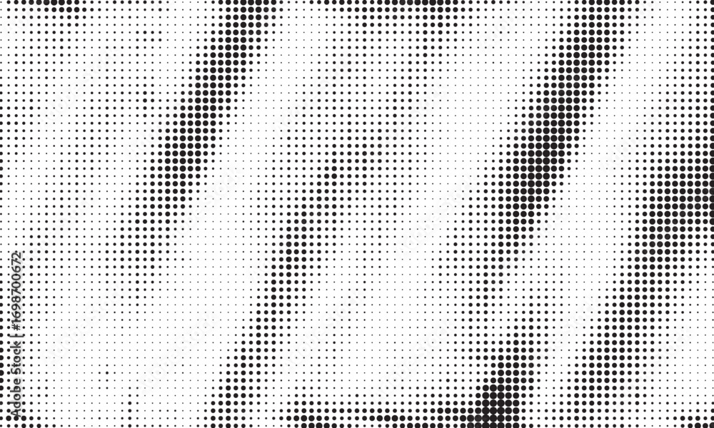 Aufkleber halftone background vector, abstract backdrop design with two tone pattern and copy space for edit y