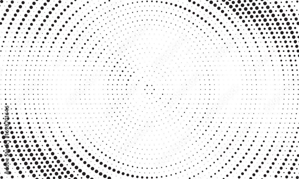 Aufkleber halftone background vector, abstract backdrop design with two tone pattern and copy space for edit y