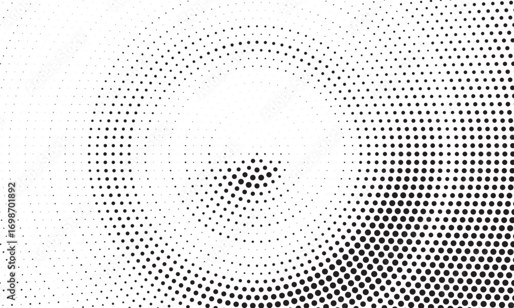 Poster halftone background vector, abstract backdrop design with two tone pattern and copy space for edit y