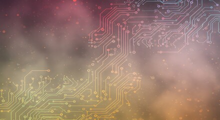 Circuit board, modern technology and data flow