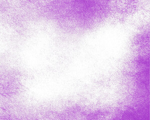 Abstract textured background with vibrant purple and white speckled paint splatters and brush strokes