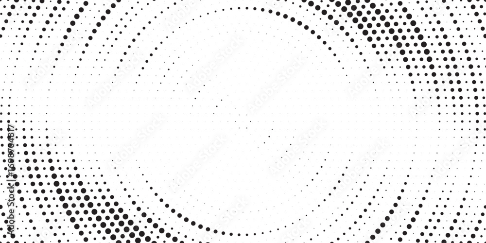 Aufkleber halftone background vector, abstract backdrop design with two tone pattern and copy space for edit y