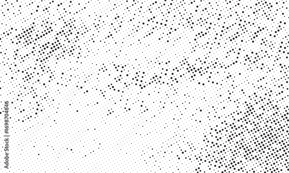 Aufkleber halftone background vector, abstract backdrop design with two tone pattern and copy space for edit y