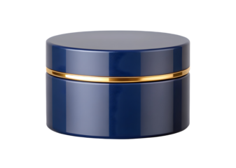 Blue box isolated on white background