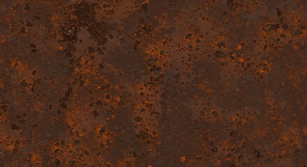 Abstract Rust Texture Brown Orange Mottled Metal Surface