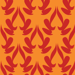 Seamless Abstract Tropical Pattern In Vector