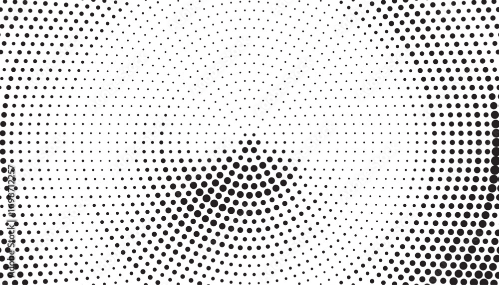 Aufkleber halftone background vector, abstract backdrop design with two tone pattern and copy space for edit y