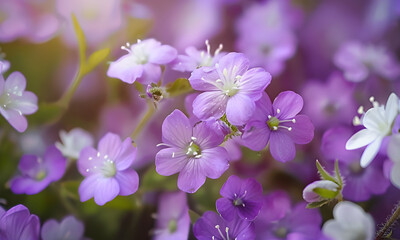 purple flowers in the garden