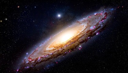 Spiral galaxy in deep space (9)