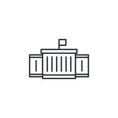 government icon. government Symbol sign for mobile concept and web design. Vector icon, Logo illustration, Vector graphics