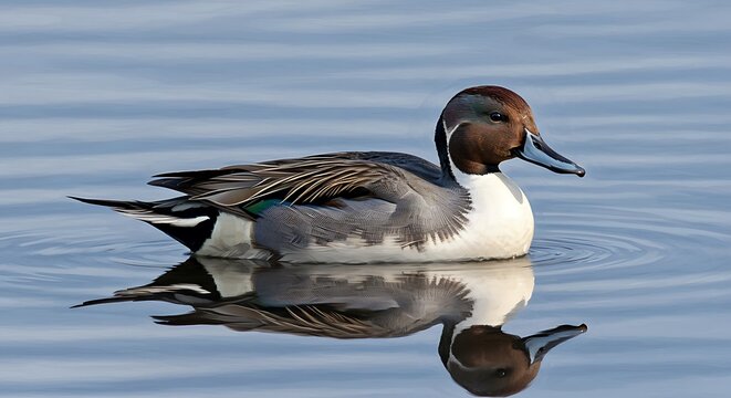 Northern Pintail: Serene Waters Reflection